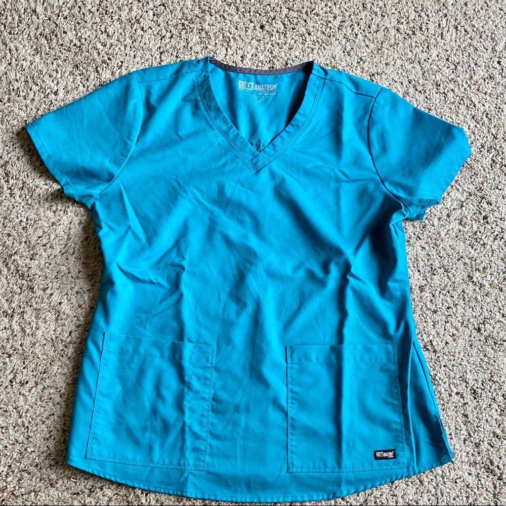 Turquoise Grey’s Anatomy Scrub Top